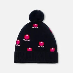 Jacadi Bonnet bébé fille - lore MARINE/MULTICO