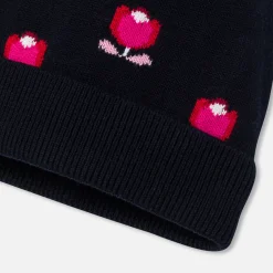 Jacadi Bonnet bébé fille - lore MARINE/MULTICO