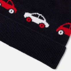 Jacadi Bonnet bébé garçon motif voiture - lore MARINE/MULTICO Sale