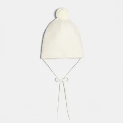 Jacadi Bonnet en tricot à doublure polaire - blanc doux BLANC DOUX JACADI Online