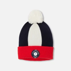 Jacadi Bonnet enfant garçon - MARINE/BLANC Outlet