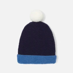 Jacadi Bonnet Love Maille collection solidaire - MARINE/BLEU Clearance