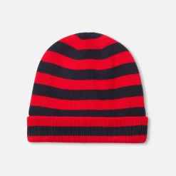 Jacadi Bonnet marin enfant - MARINE/ROUGE New