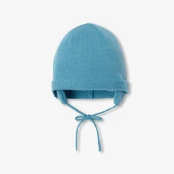 Jacadi Bonnet uni bébé - BLEU DE PRUSSE