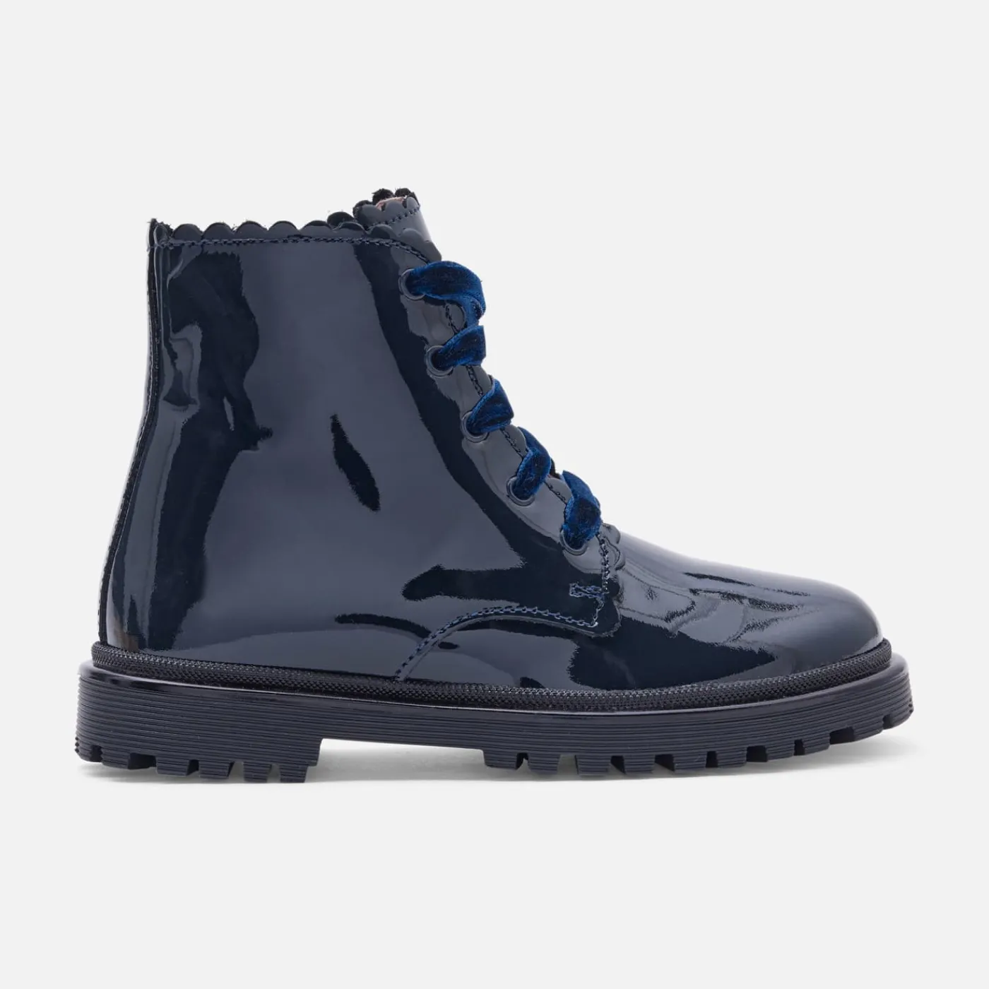 Jacadi Boots enfant fille en cuir verni - marine MARINE JACADI New
