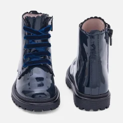 Jacadi Boots enfant fille en cuir verni - marine MARINE JACADI New