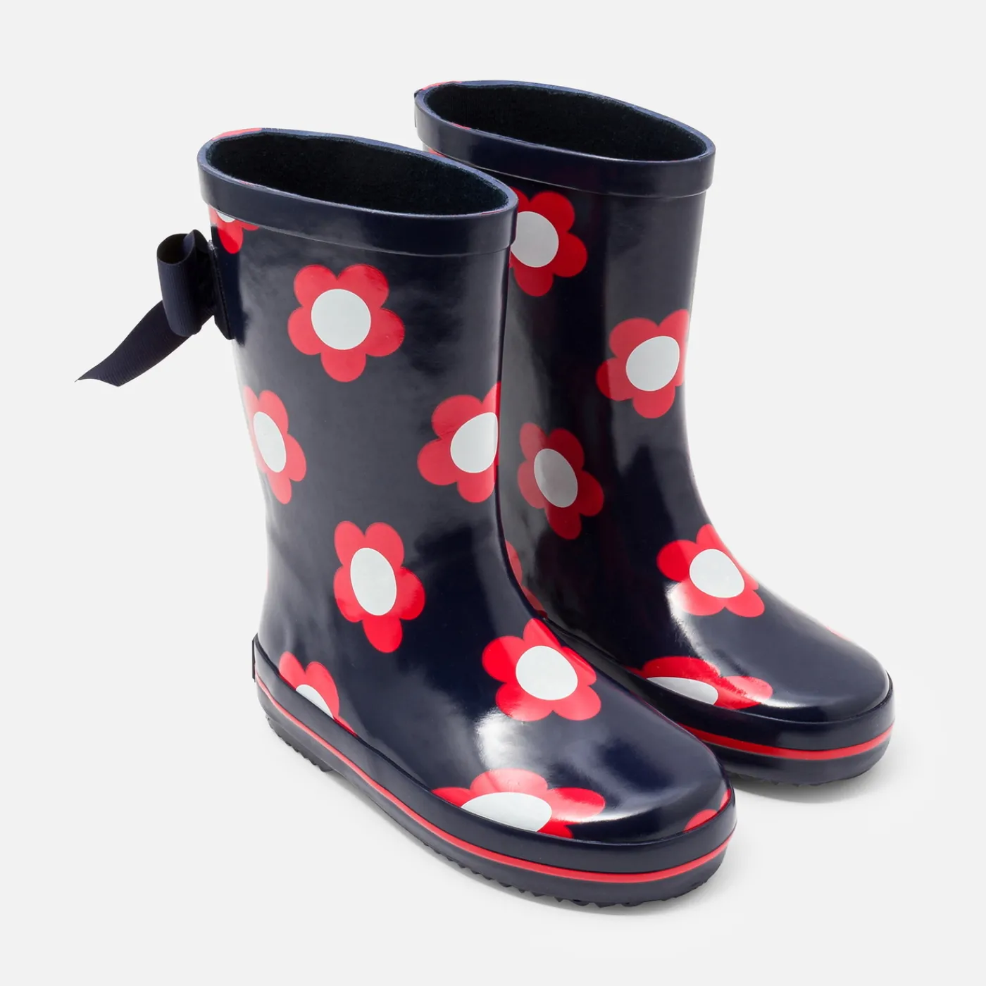 Jacadi Bottes de pluie enfant fille - MARINE/ROUGE