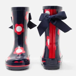 Jacadi Bottes de pluie enfant fille - MARINE/ROUGE