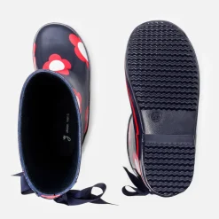 Jacadi Bottes de pluie enfant fille - MARINE/ROUGE
