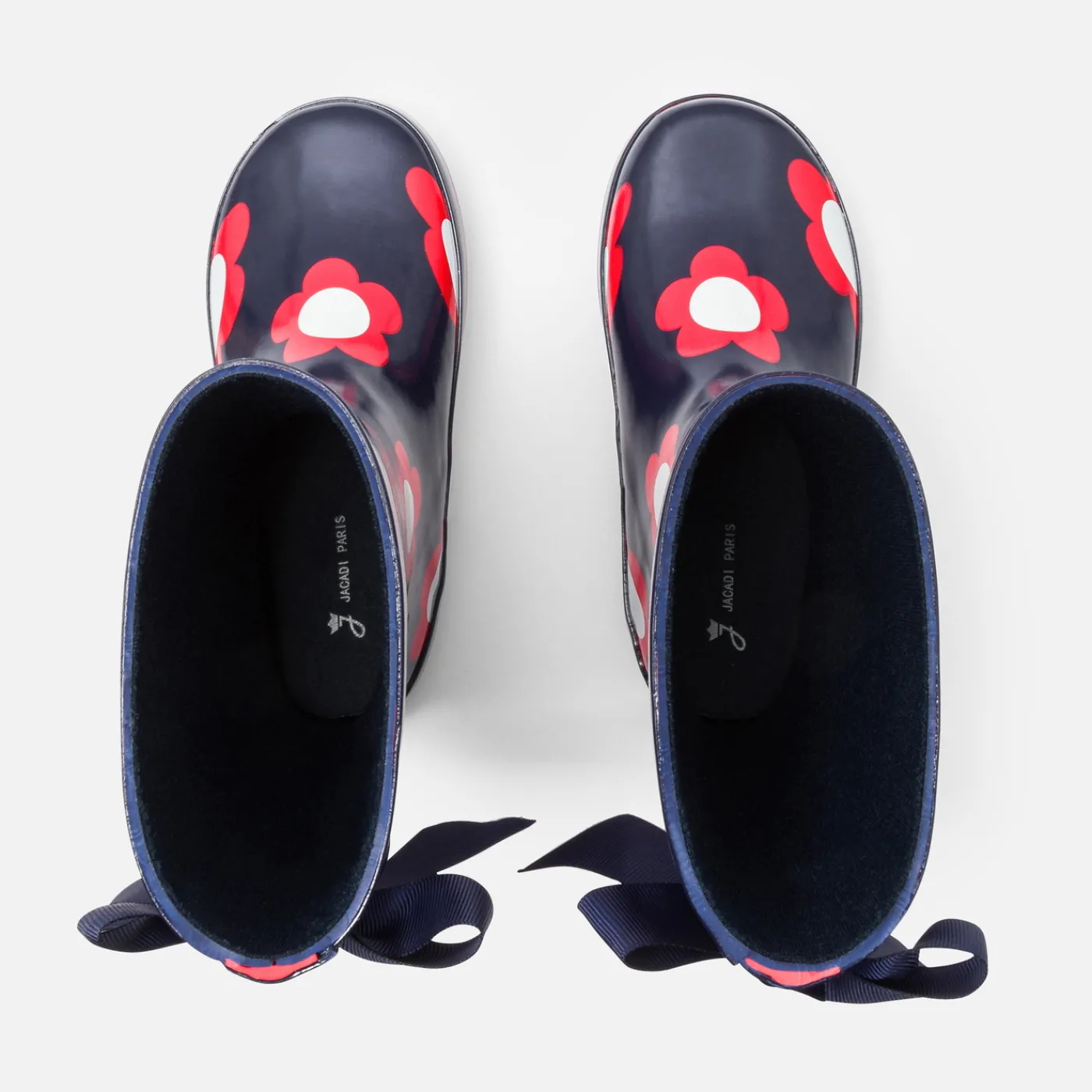Jacadi Bottes de pluie enfant fille - MARINE/ROUGE