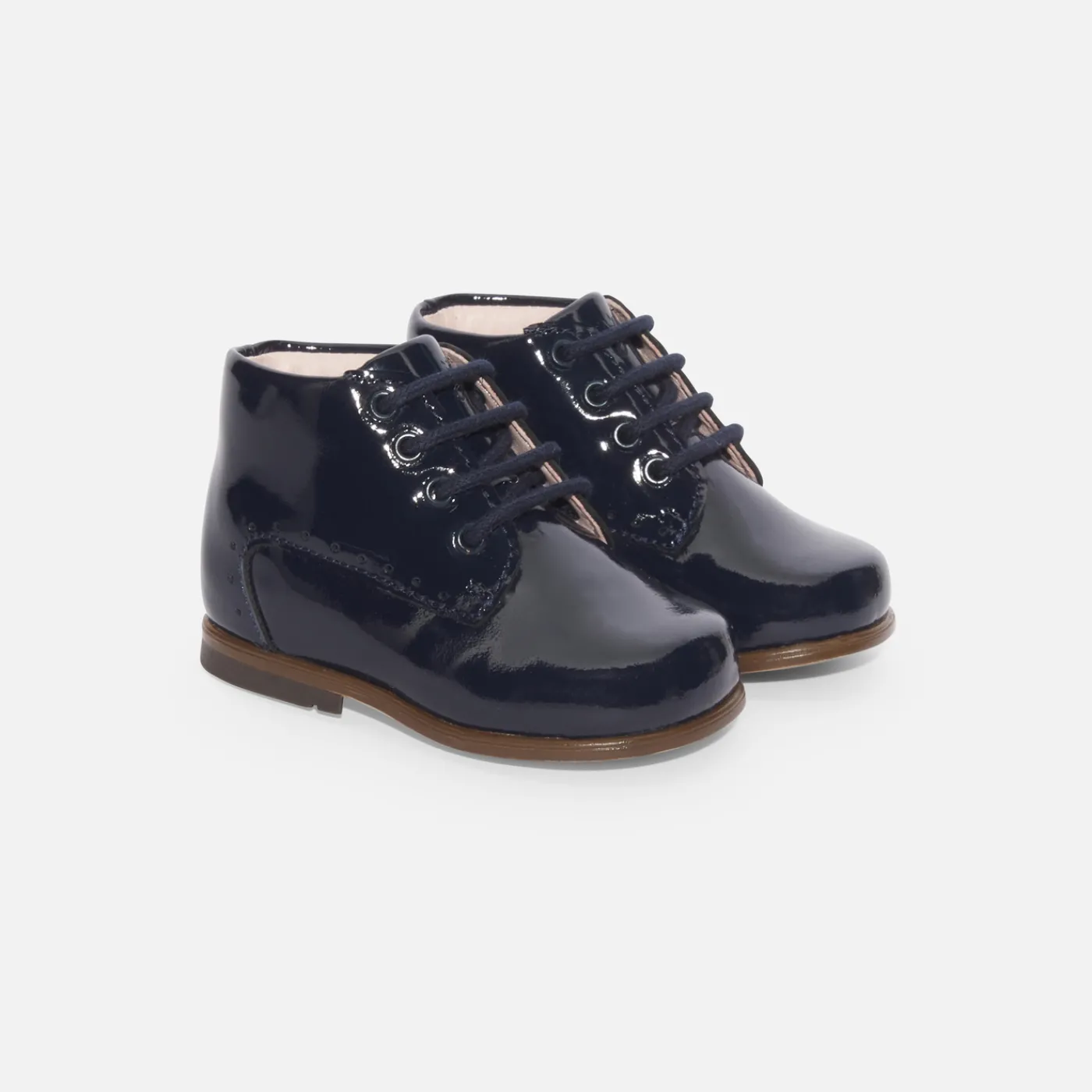 Jacadi Bottillons bébé fille en cuir verni - marine MARINE JACADI Sale