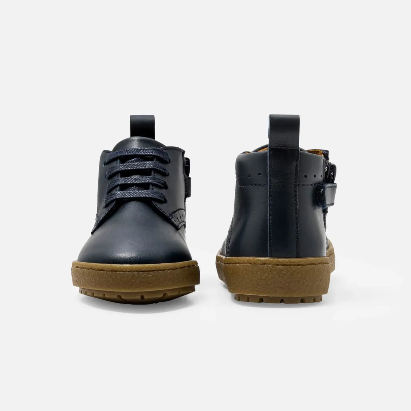 Jacadi Bottillons bébé garçon en cuir - marine MARINE JACADI Sale