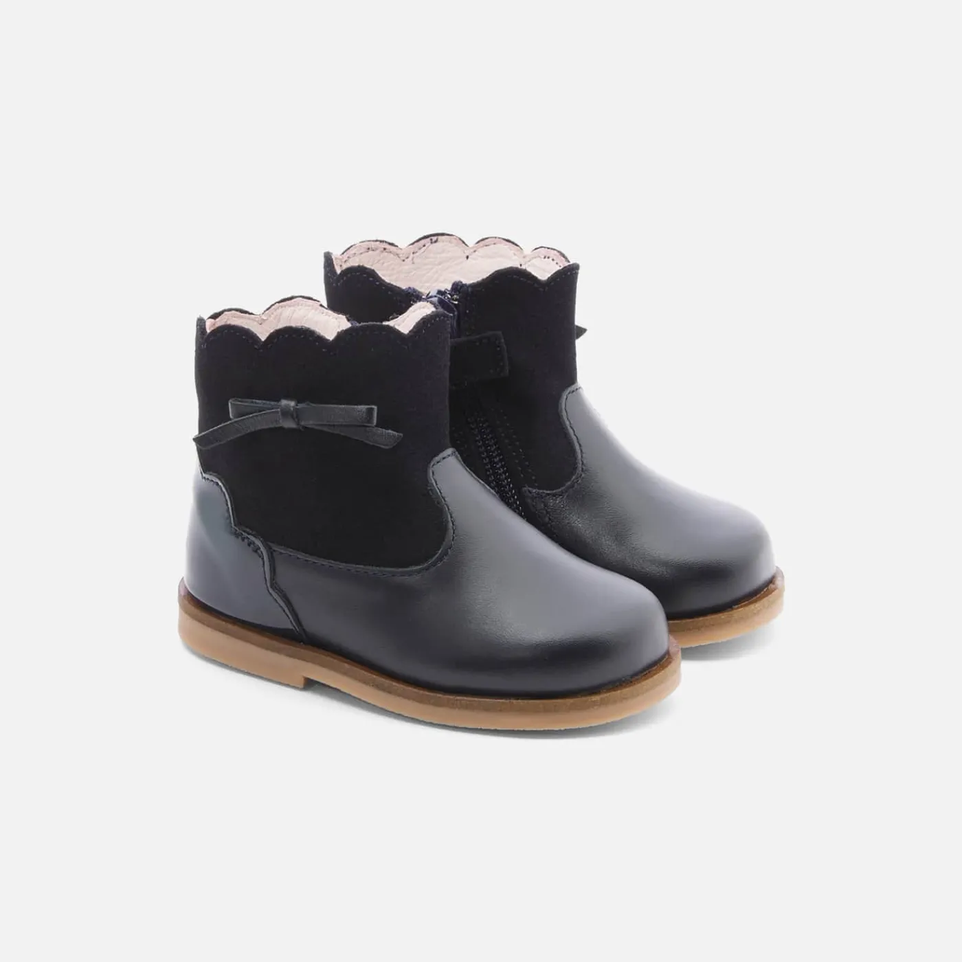Jacadi Bottines bébé fille en cuir - marine MARINE JACADI New