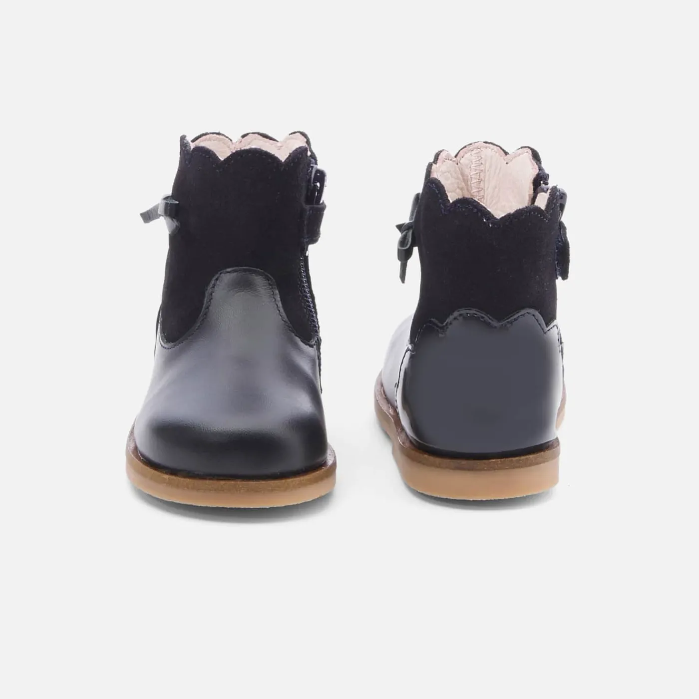 Jacadi Bottines bébé fille en cuir - marine MARINE JACADI New