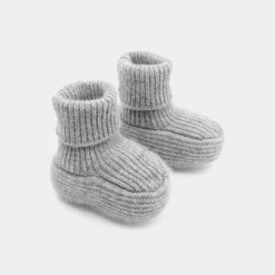 Jacadi Bottons bébé en cachemire - gris chine clair GRIS CHINE CLAIR JACADI Clearance