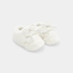 Jacadi Bottons bébé en fausse fourrure - blanc doux BLANC DOUX JACADI Hot