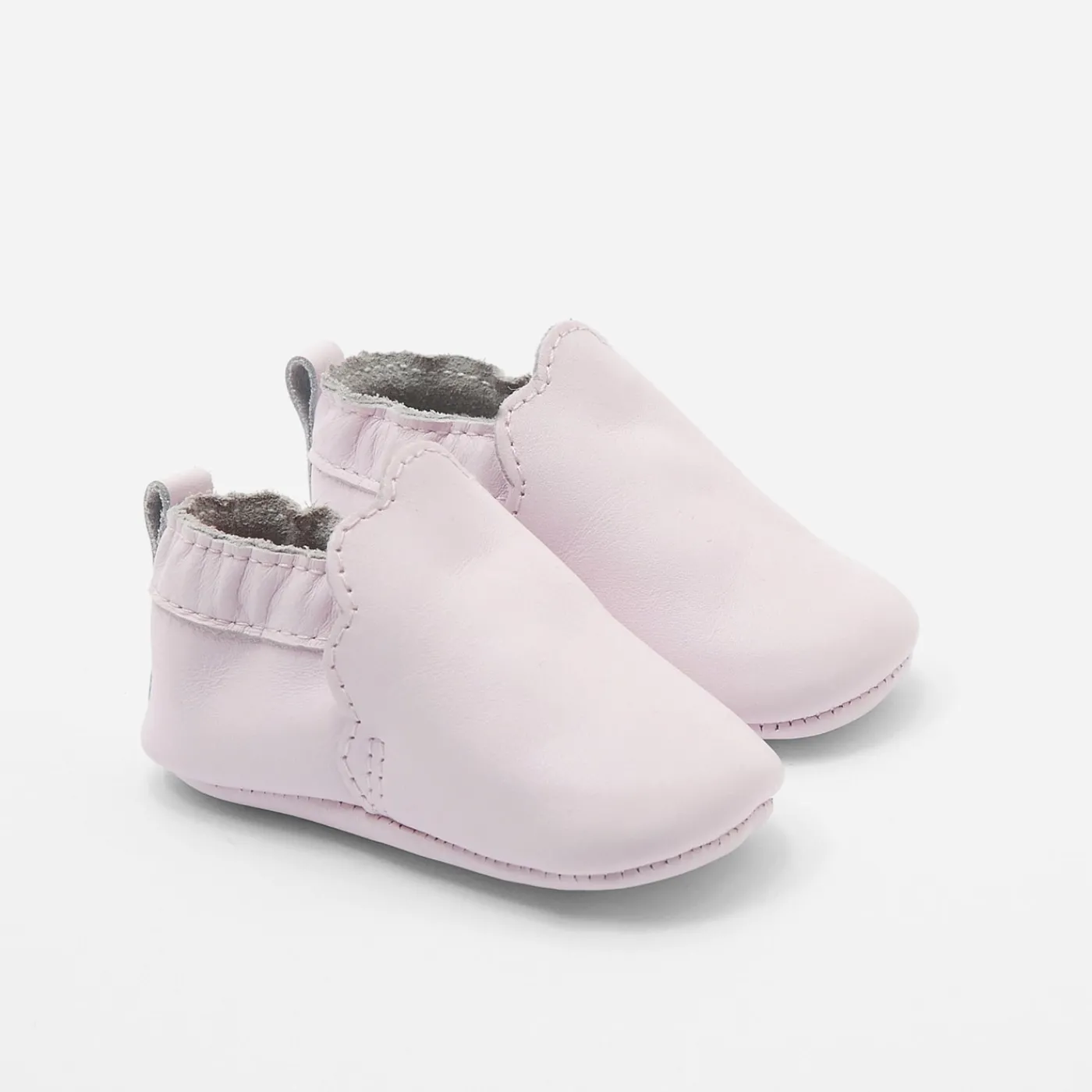 Jacadi Bottons bébé fille en cuir - ROSE Hot