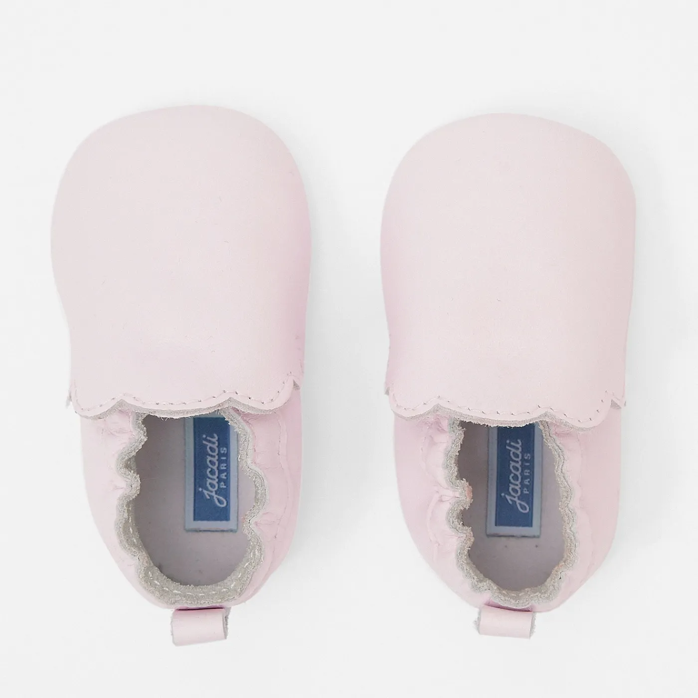 Jacadi Bottons bébé fille en cuir - ROSE Hot