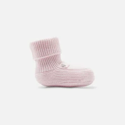 Jacadi Bottons bébé fille en tricot - rose pale ROSE PALE JACADI Sale