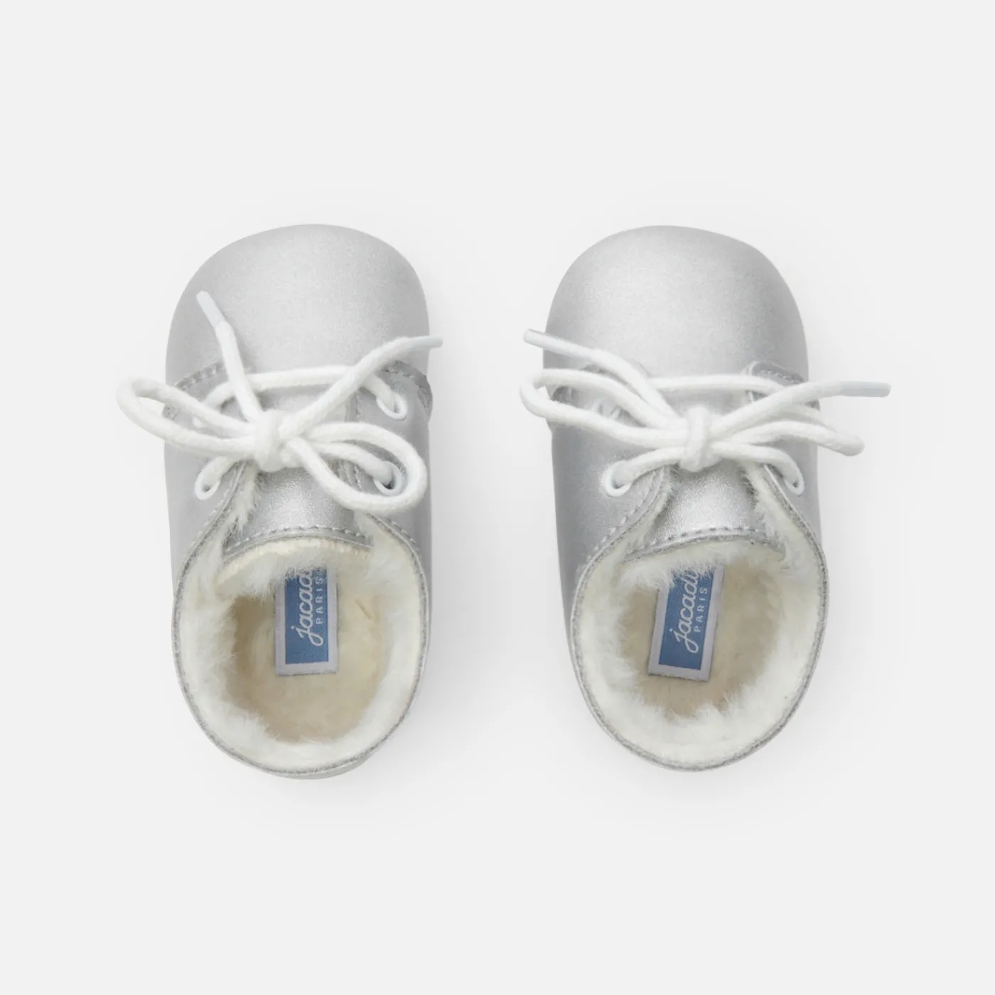 Jacadi Bottons bébé fille fourrés - ARGENT