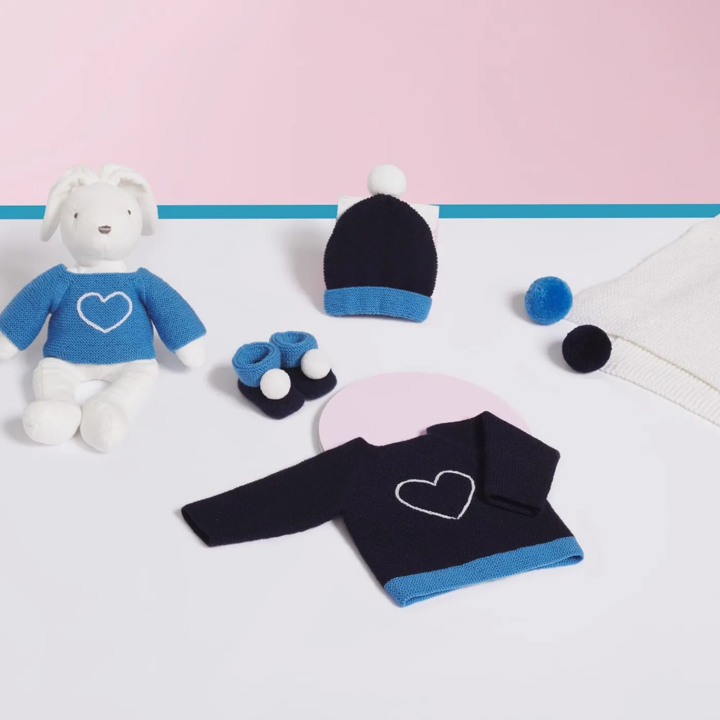 Jacadi Brassière Love Maille collection solidaire - MARINE/BLEU Clearance