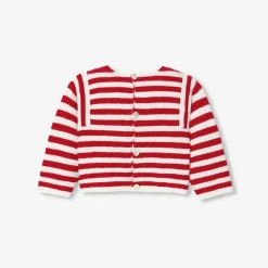 Jacadi Brassière Love Maille Collection Solidaire - BLANC/ROUGE Discount