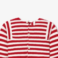 Jacadi Brassière Love Maille Collection Solidaire - BLANC/ROUGE Discount
