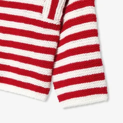Jacadi Brassière Love Maille Collection Solidaire - BLANC/ROUGE Discount