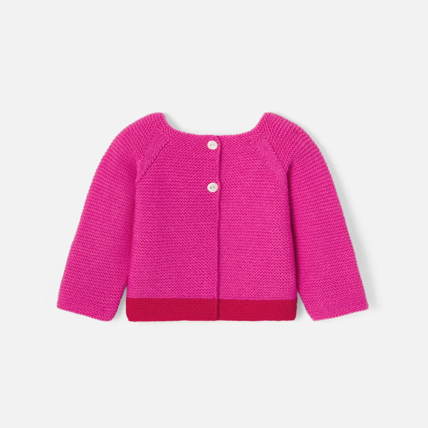 Jacadi Brassière Love Maille collection solidaire - ROSE/ROUGE New