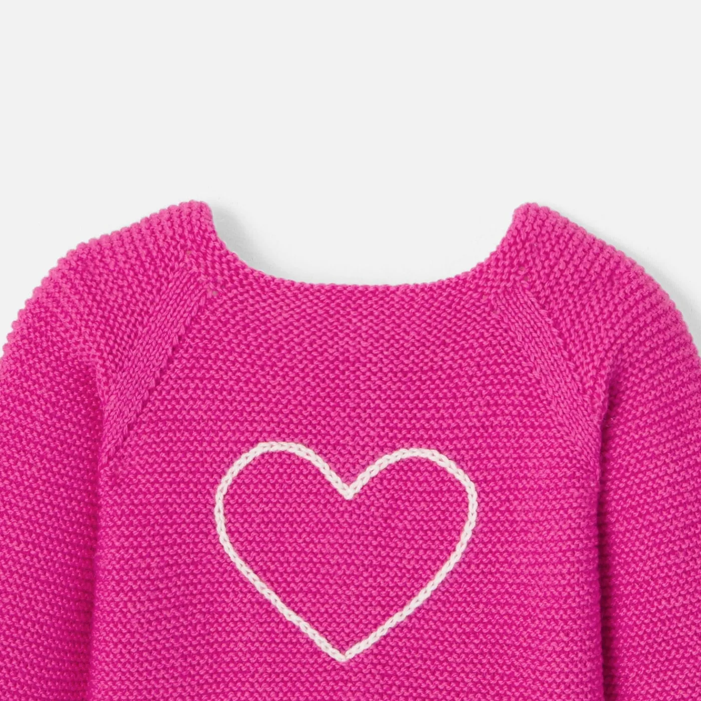 Jacadi Brassière Love Maille collection solidaire - ROSE/ROUGE New