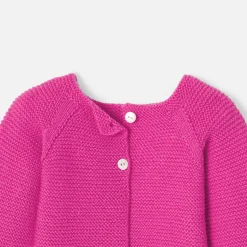 Jacadi Brassière Love Maille collection solidaire - ROSE/ROUGE New