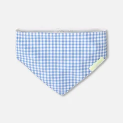 Jacadi Cache-cou bébé en vichy - BLANC/BLEU Discount