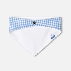 Jacadi Cache-cou bébé en vichy - BLANC/BLEU Discount