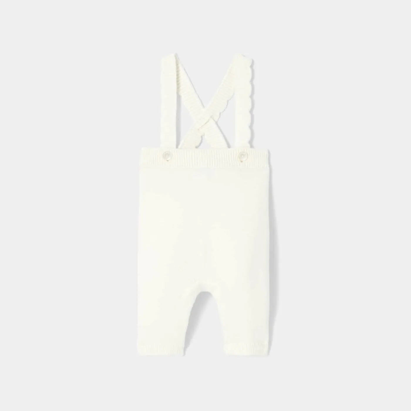 Jacadi Caleçon bébé fille à bretelles - blanc doux BLANC DOUX JACADI New
