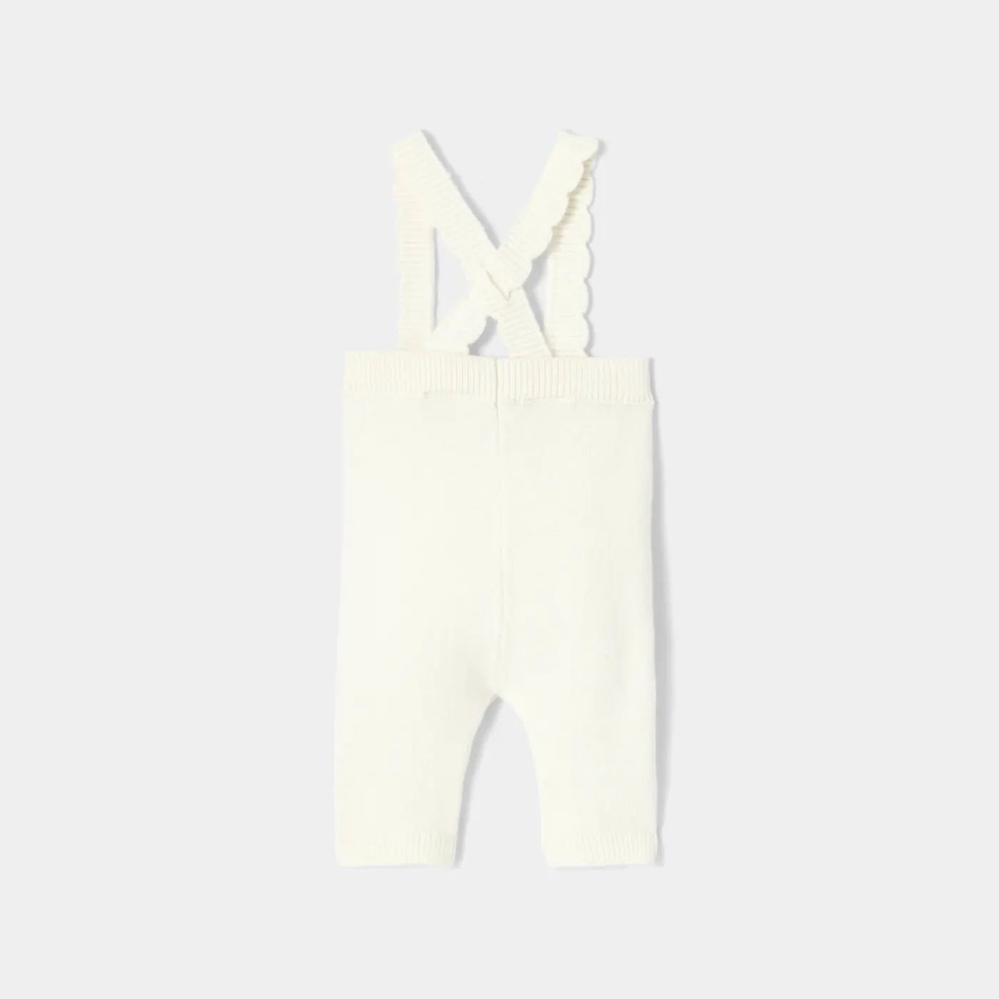 Jacadi Caleçon bébé fille à bretelles - blanc doux BLANC DOUX JACADI New