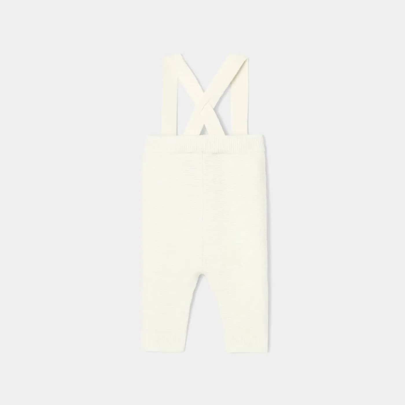 Jacadi Caleçon bébé garçon en tricot point mousse - blanc doux BLANC DOUX JACADI Sale