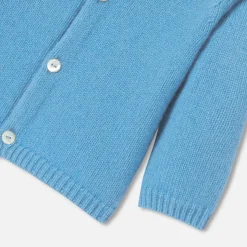 Jacadi Cardigan bébé en cachemire - BLEU DE PRUSSE Best