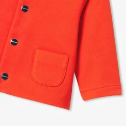 Jacadi Cardigan bébé en molleton - TANGERINE Clearance