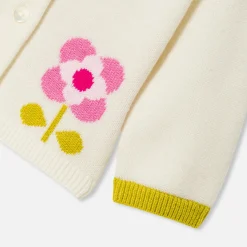 Jacadi Cardigan bébé fille en jersey - lore BLANC DOUX/MULTICO Clearance
