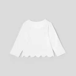 Jacadi Cardigan bébé fille en molleton - blanc BLANC JACADI Outlet