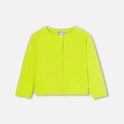 Jacadi Cardigan bébé fille en tricot - PISTACHE Outlet