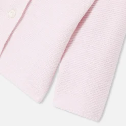 Jacadi Cardigan bébé fille laine et coton - rose pale ROSE PALE JACADI Discount