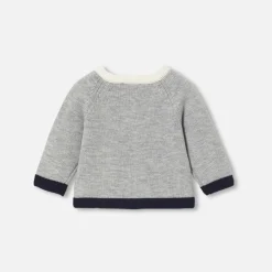 Jacadi Cardigan bébé garçon - lore GRIS/MULTICO Hot