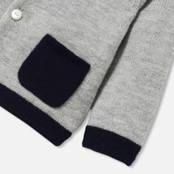 Jacadi Cardigan bébé garçon - lore GRIS/MULTICO Hot