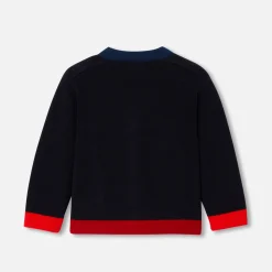 Jacadi Cardigan bébé garçon - MARINE/ROUGE Clearance