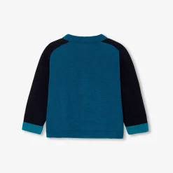 Jacadi Cardigan bébé garçon color block - marine MARINE JACADI Outlet