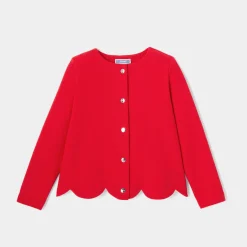 Jacadi Cardigan en molleton enfant fille - rouge ROUGE JACADI Best