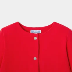 Jacadi Cardigan en molleton enfant fille - rouge ROUGE JACADI Best