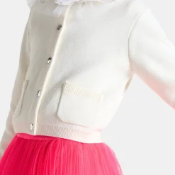 Jacadi Cardigan enfant fille - blanc doux BLANC DOUX JACADI New