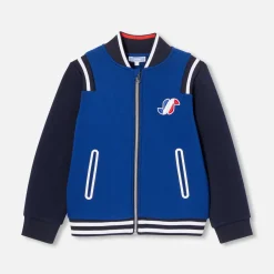 Jacadi Cardigan esprit Teddy enfant garçon - BLEU FONCE Clearance